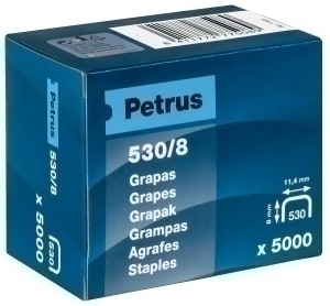 GRAPAS PETRUS CLAV.530/ 8 COBR. cj.5000