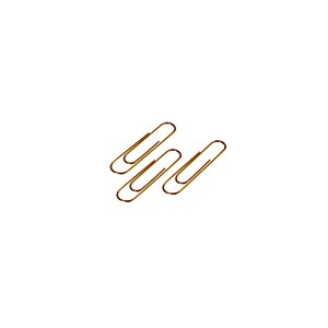 CLIP FOROFIS Nº2 (33 mm) DORADO C/ 100