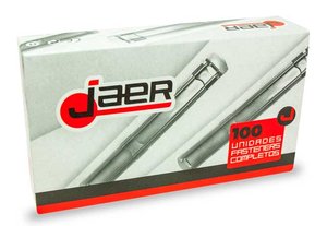 FASTENER JAER METAL DORADO C/50