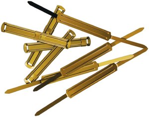 FASTENER OFFICE CLUB METAL DORADO