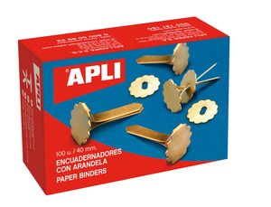 ENCUADERNADOR APLI Nº8 (40 mm) CAJA 100