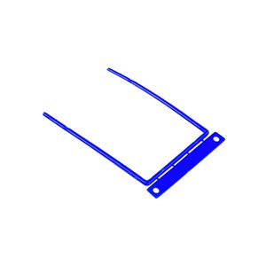 FASTENER FOROFIS PLAS/MET. AZUL