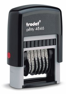 NUMERADOR e.A. TRODAT  4846 (4 mm. 6 bd)