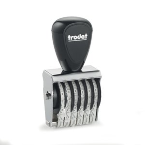 NUMERADOR MANUAL TRODAT  4 mm.  6 bandas