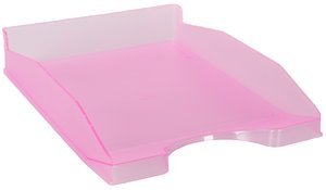 BANDEJA SOBREMESA TRASLUCIDA FUCSIA