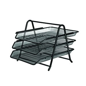 BANDEJA SOBR. FOROFIS METAL NEGRA SET 3