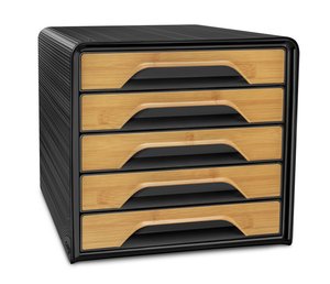 MODULO CEP ESTANDAR 5 CAJONES NEGRO