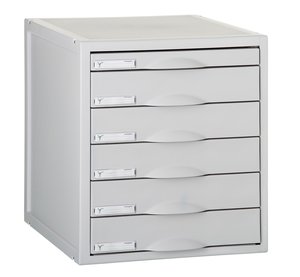 MODULO 6 CAJONES GRIS