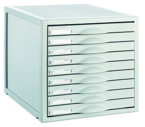 MODULO 9 CAJONES GRIS