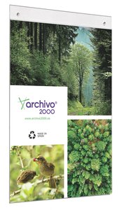 EXPOSITOR MURAL A3 VERTICAL CRISTAL