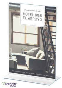 EXPOSITOR SOBR. T A4 VERTICAL CRISTAL