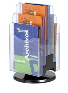 SOPORTE VERTICAL GIRATORIO DE 6 BANDEJAS