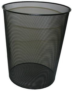 PAPELERA REJILLA GRANDE NEGRA