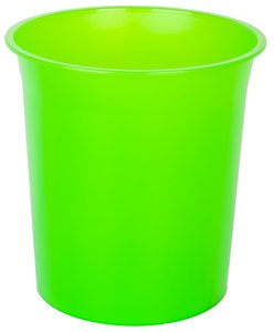 PAPELERA PLASTICO CERRADA TRASL.KIWI