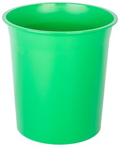 PAPELERA PLASTICO CERRADA VERDE