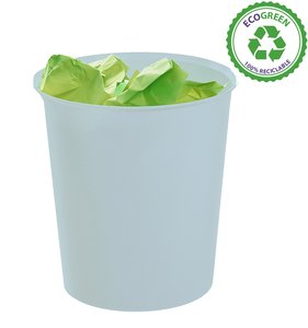 PAPELERA PLASTICO CERRADA A.2000 AZUL PS