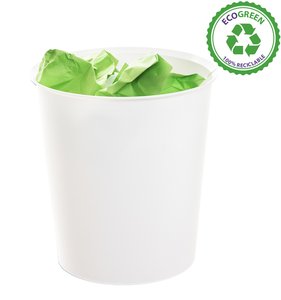 PAPELERA PLASTICO CERRADA A.2000 BL.PS