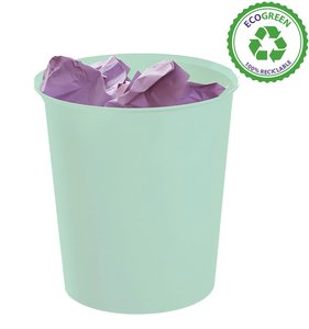 PAPELERA PLASTICO CERRADA A.2000 VERD.PS