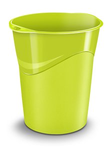PAPELERA PLAST. CERRADA CEP GLOSS ANIS