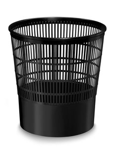 PAPELERA REJILLA CEP 16 LITROS NEGRO