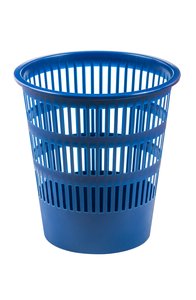 PAPELERA REJILLA FAIBO 12 L AZUL
