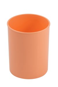 CUBILETE FAIBO PLASTICO PASTEL NARANJA