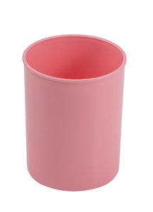 CUBILETE FAIBO PLASTICO PASTEL ROSA