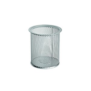 PORTA LAPICES FOROFIS METAL REDON. PLATA