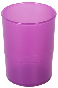 PORTA LAPICES PLASTICO REDONDO TR. MALVA