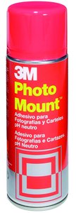 PEGAMENTO SPRAY 3M 400ml PHOTO (ROJO)