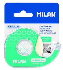 CINTA ADHESIVA MILAN 33x19 c/DISPE.INVIS