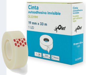 CINTA ADHESIVA OLEF INVISIBLE 33x19
