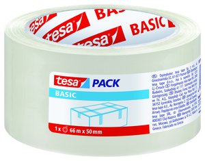 CINTA EMB.TESA BASIC PP 66x50 TRANSP.
