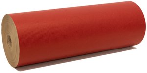 PAPEL EMB.KRAFT BOB.1ª ROJO 31 cm
