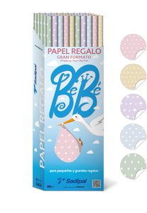 PAPEL REGALO RL.SADIPAL 1x2 BEBE (50)