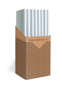 PAPEL REGALO RL.TV 0,7x3 CELULOSA BLANCO
