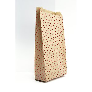 BOLSA PAPEL KRAFT  11x21 CORAZON P/50