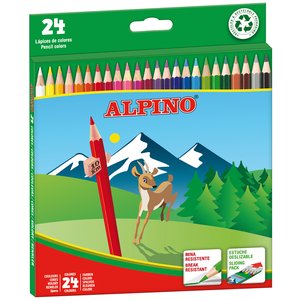 LAPICES COLOR ALPINO  LG. est.24