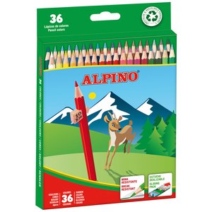 LAPICES COLOR ALPINO  LG. est.36