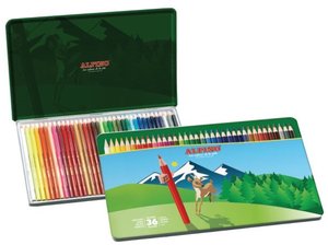 LAPICES COLOR ALPINO  LG. est.MET.36