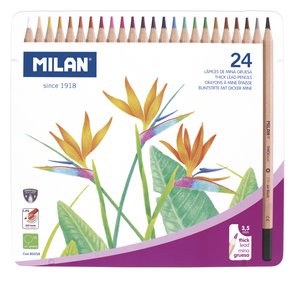 LAPICES COLOR 213 MILAN  CAJA METAL.24