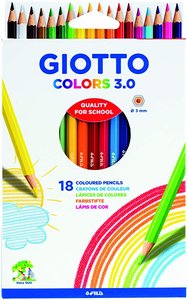 LAPICES GIOTTO COLORS 3.0 Est. 18 ud