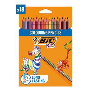 LAPICES COLOR BIC EVOL.STRIPES est.18