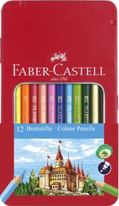 LAPICES COLOR FABER  est.METAL 12