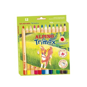 LAPICES COLOR ALPINO TRIMAX est.12 c/AF