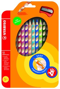 LAPICES COLOR STABILO EASY C. DIESTRO 12