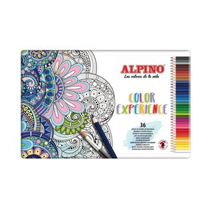 LAPICES COLOR ALPINO EXPERI. est.MET.36