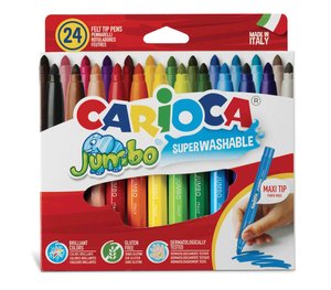 ROTUL.CARIOCA JUMBO ESTUCHE 24