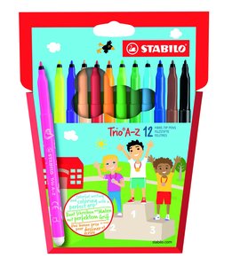 ROTUL.STABILO TRIO A-Z 378 ESTUCHE 12