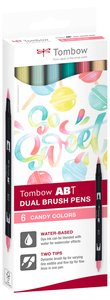 ROTULADOR TOMBOW DOBLE PUNTA PINC. EST.6
